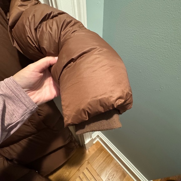 Abercrombie & Fitch Brown Puffer Jacket - Picture 3 of 8